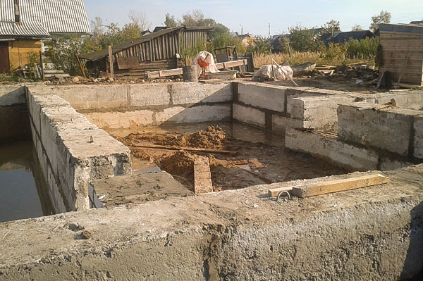 Фундаменты, сборные из блоков ФБС, монтаж блоков ФБС ЖБИ