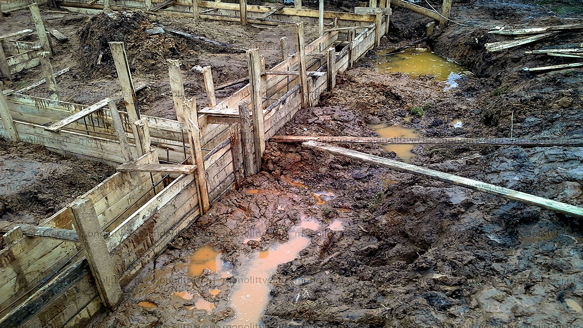 Фундамент, устройство, монолитный, фото фундамент, Как построить фундамент фото