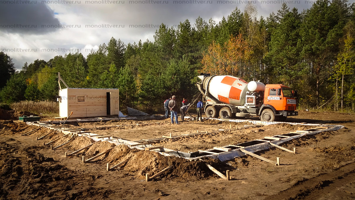 Фундамент, ростверк, плита, ростверк на сваях, ростверк с плитой, утепленная плита,
									устройство, монолитный, фото фундамент, Как построить фундамент фото