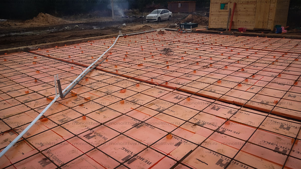 Фундамент, ростверк, плита, ростверк на сваях, ростверк с плитой, утепленная плита,
									устройство, монолитный, фото фундамент, Как построить фундамент фото