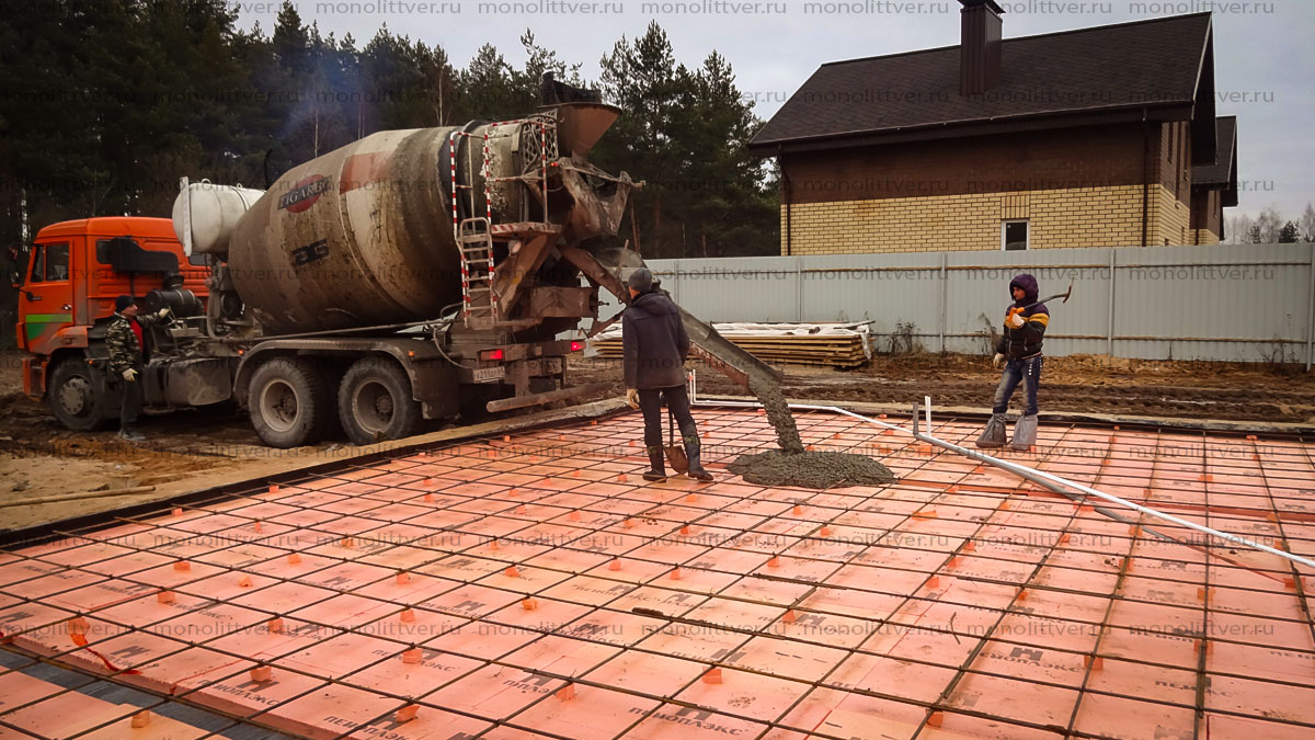 Фундамент, ростверк, плита, ростверк на сваях, ростверк с плитой, утепленная плита,
									устройство, монолитный, фото фундамент, Как построить фундамент фото