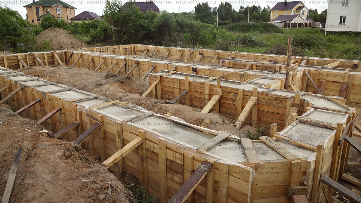 Фундамент, устройство, монолитный, фото фундамент, Как построить фундамент фото