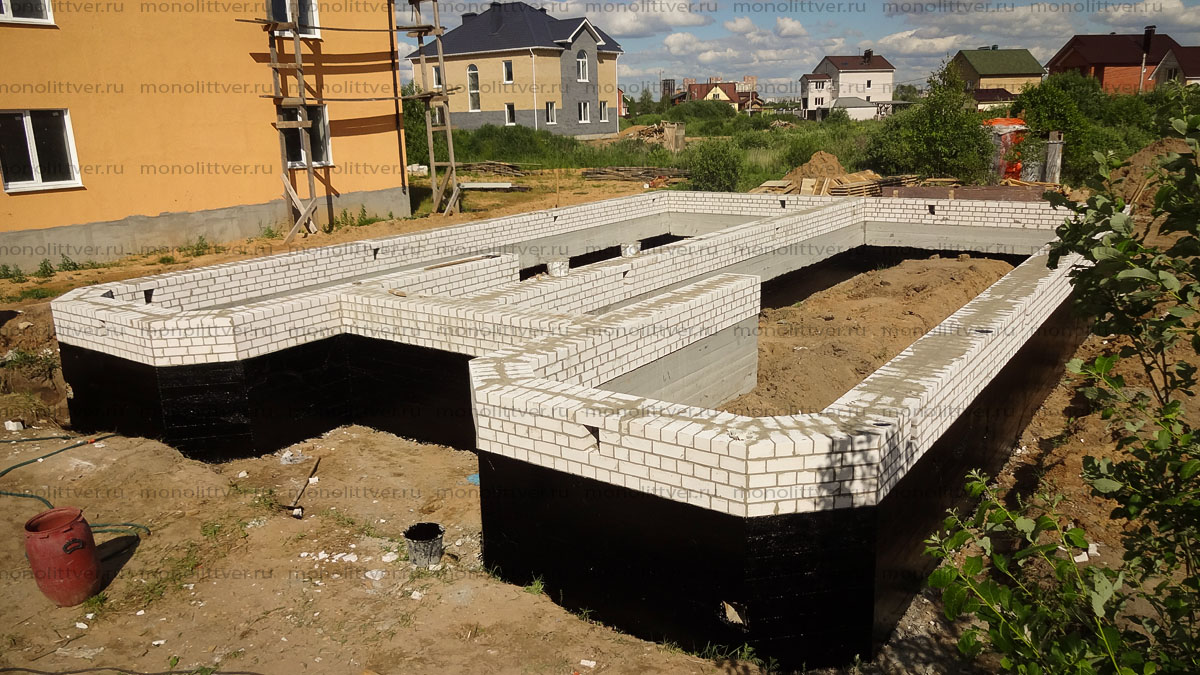 Фундамент, устройство, монолитный, фото фундамент, Как построить фундамент фото