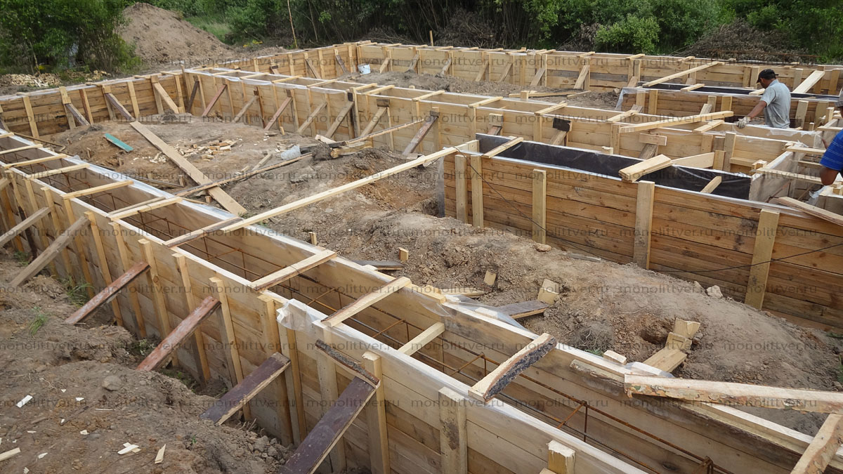 Фундамент, устройство, монолитный, фото фундамент, Как построить фундамент фото