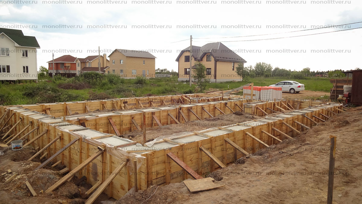 Фундамент, устройство, монолитный, фото фундамент, Как построить фундамент фото