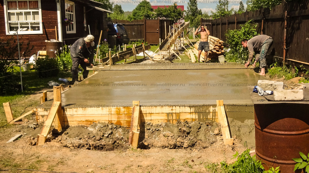 Фундамент,  плита, монолитная плита, фундамент для гаража, фундамент плита для гаража,
									устройство фундамента для гаража, монолитный, фото фундамента, Как построить фундамент фото